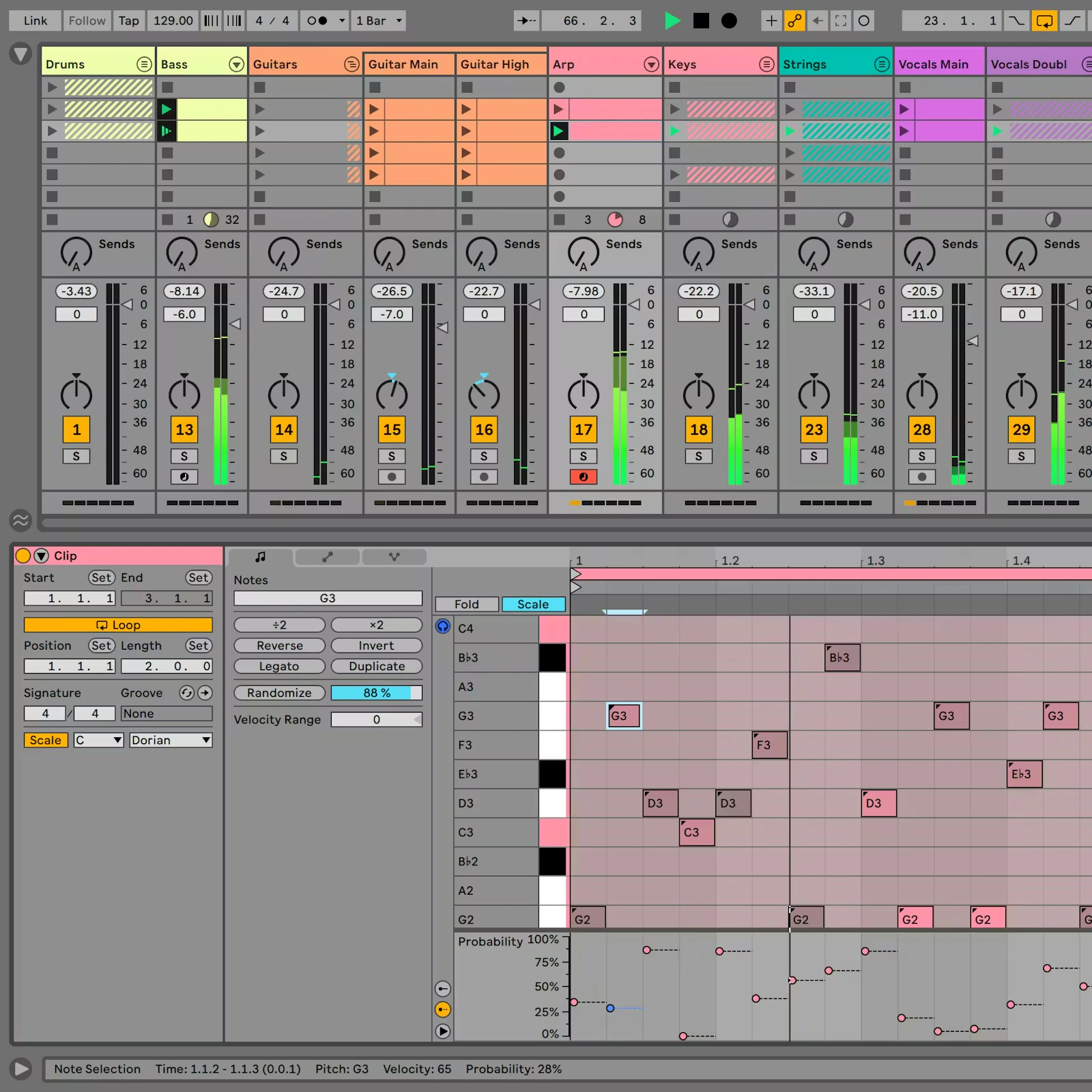 Ableton Live Session View